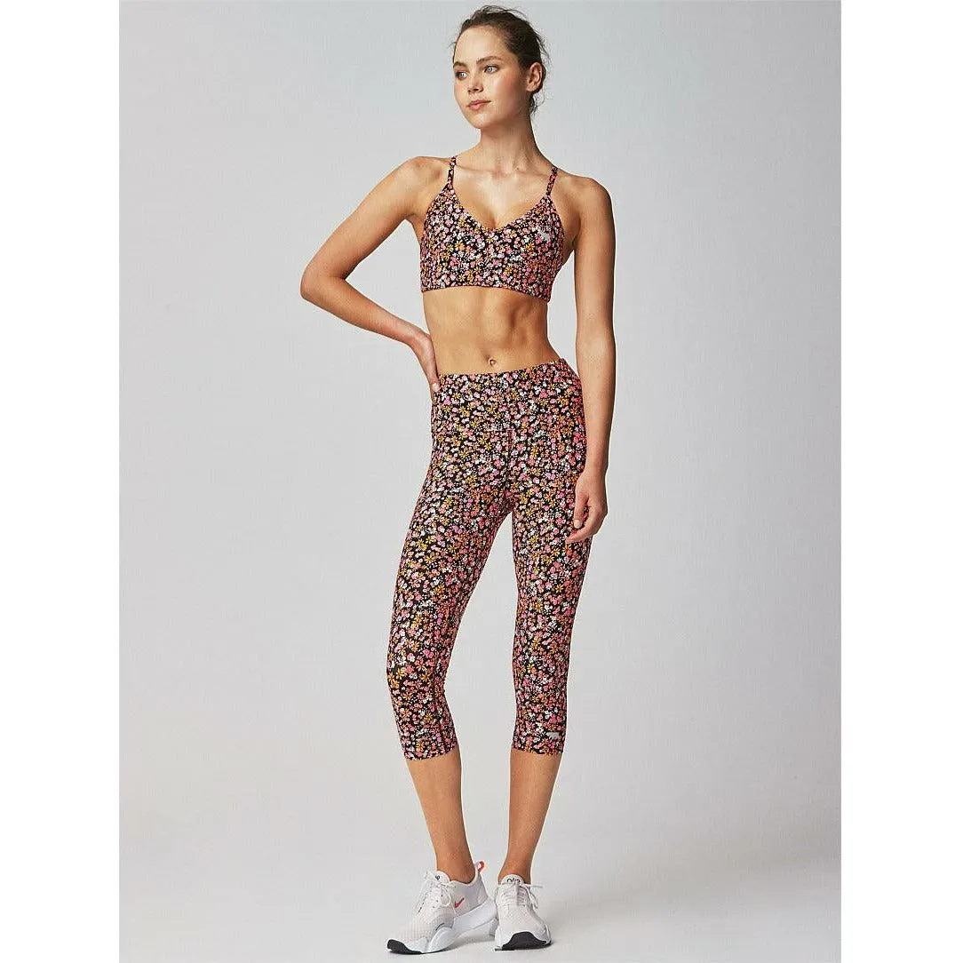 Running Bare Fight Club Ab-Waist 3/4 Leggings