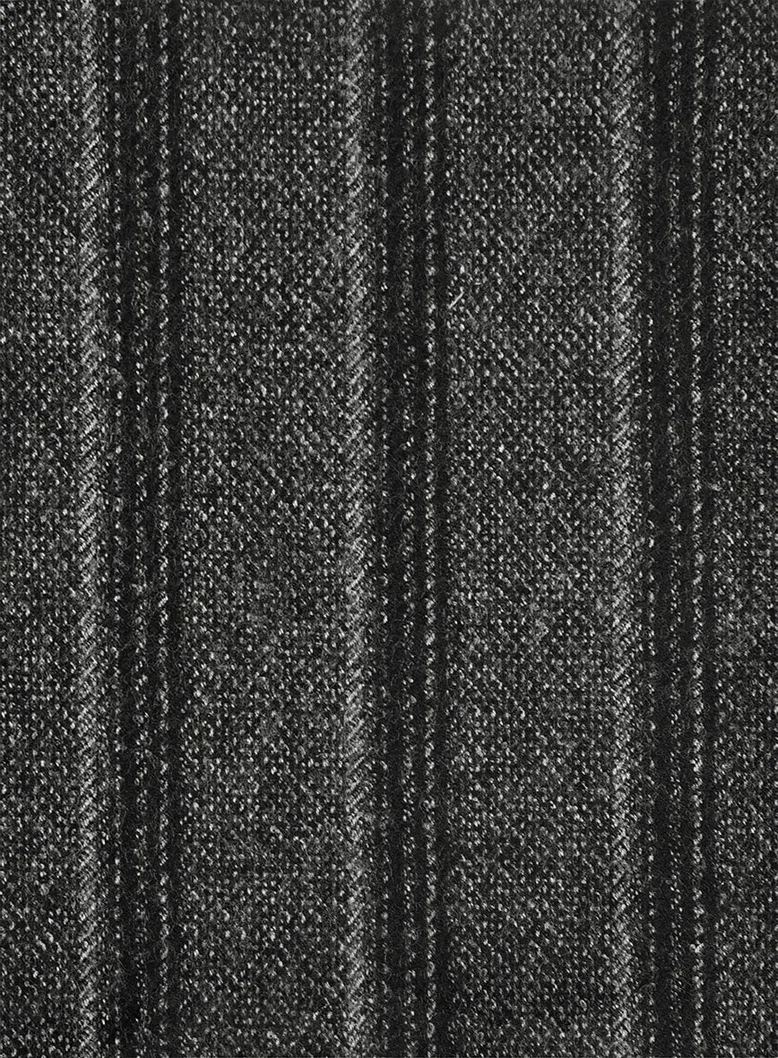 Sartori Leocadia Charcoal Stripe Soft Tweed Pants