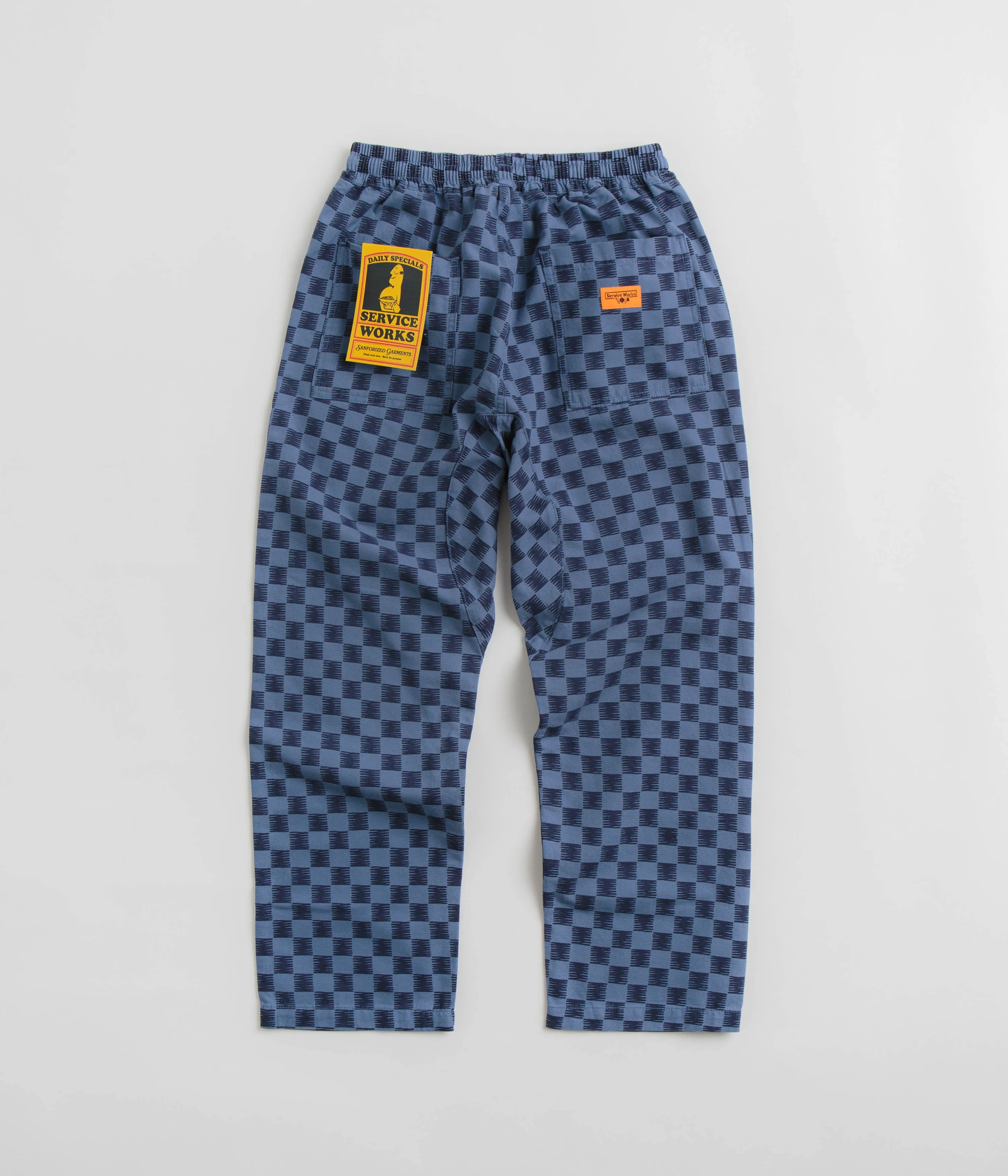 Service Works Classic Chef Pants - Blue Checker