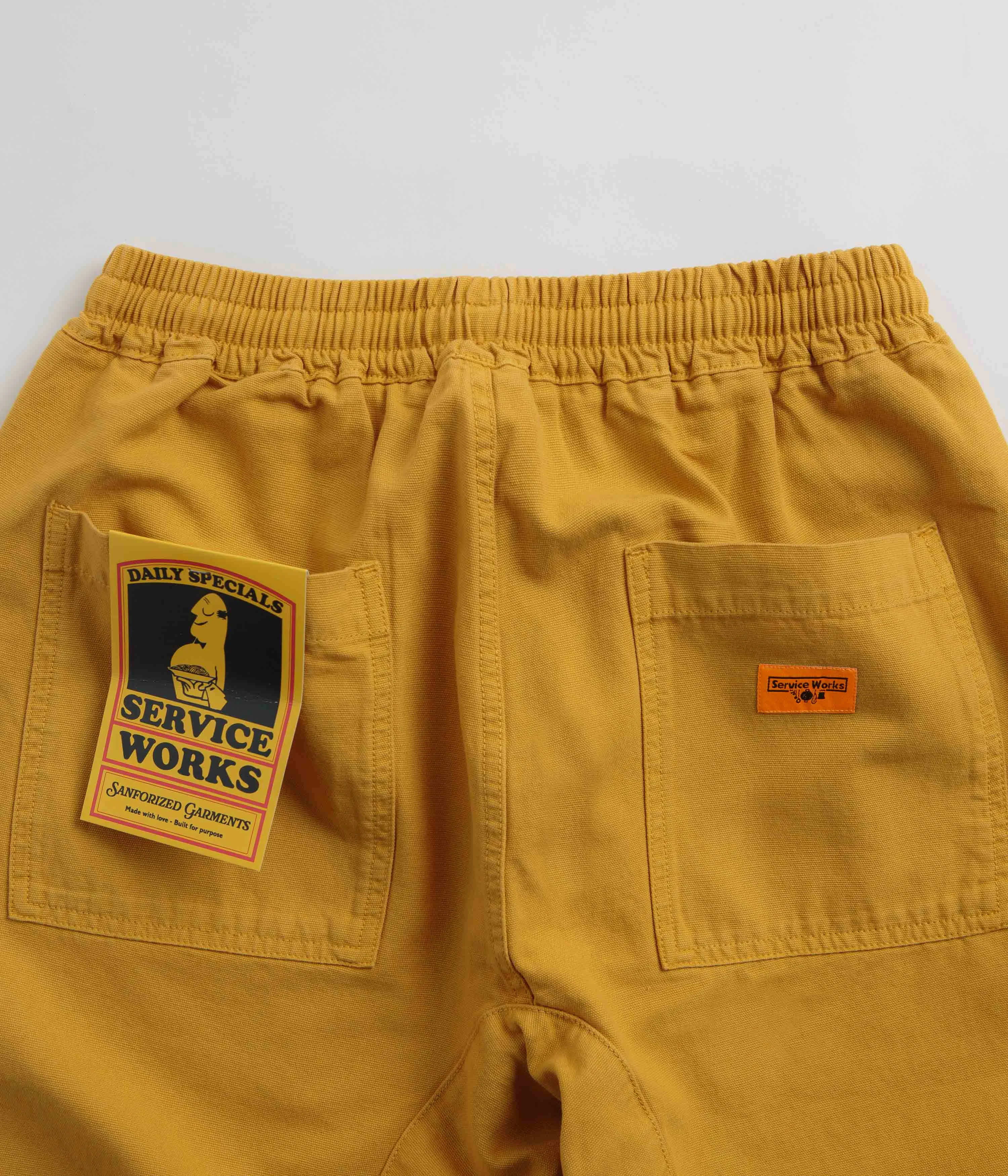 Service Works Classic Chef Pants - Gold