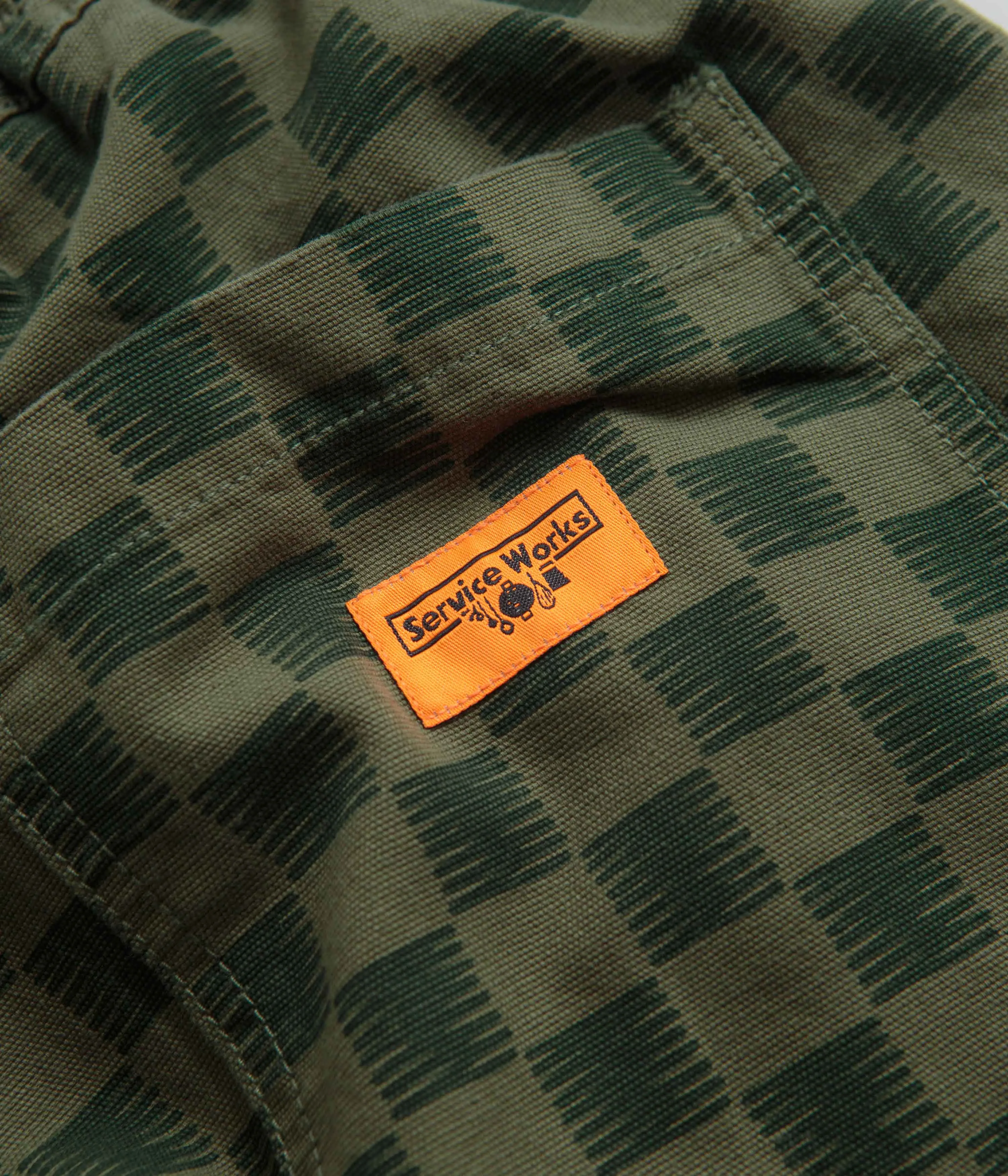 Service Works Classic Chef Pants - Green Checker