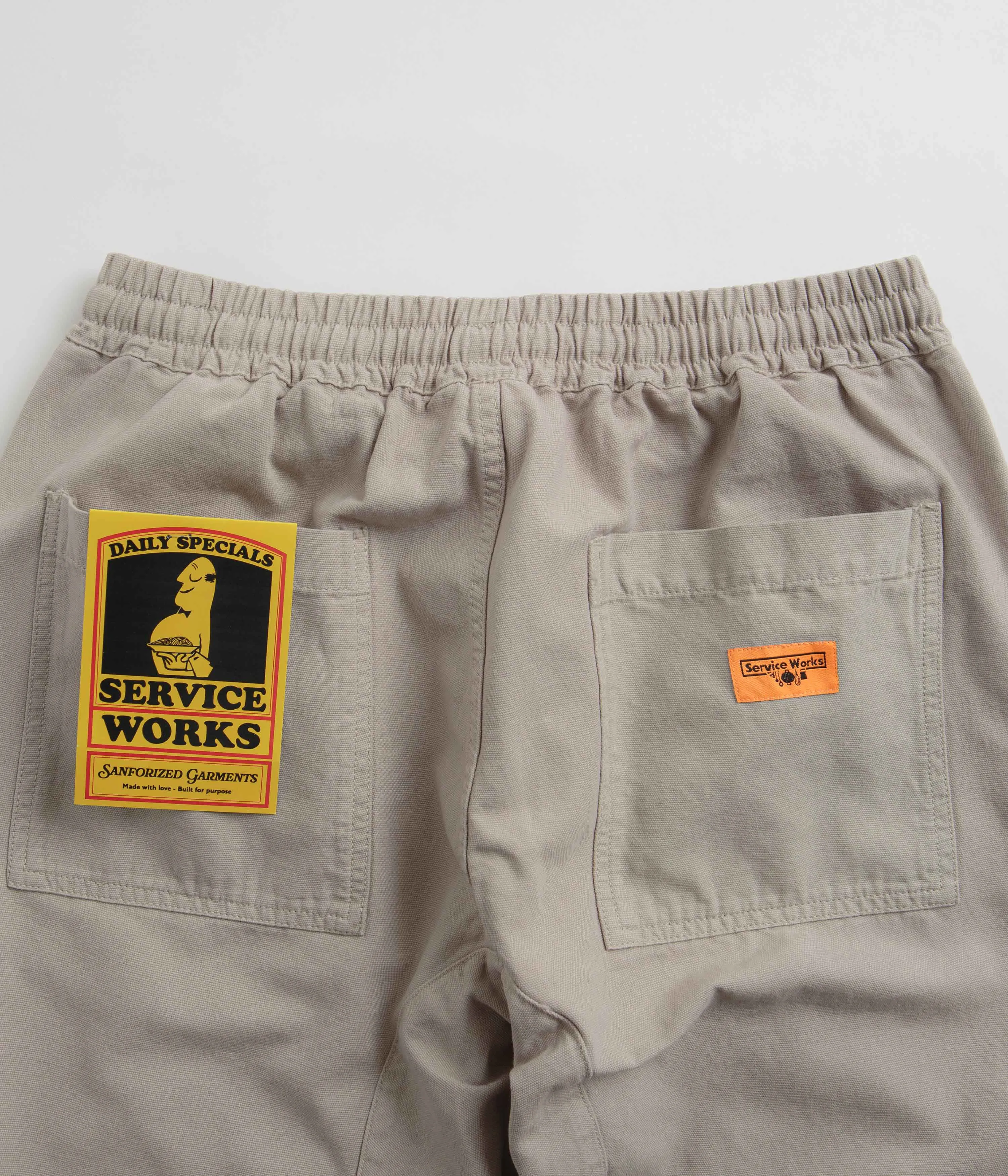 Service Works Classic Chef Pants - Stone