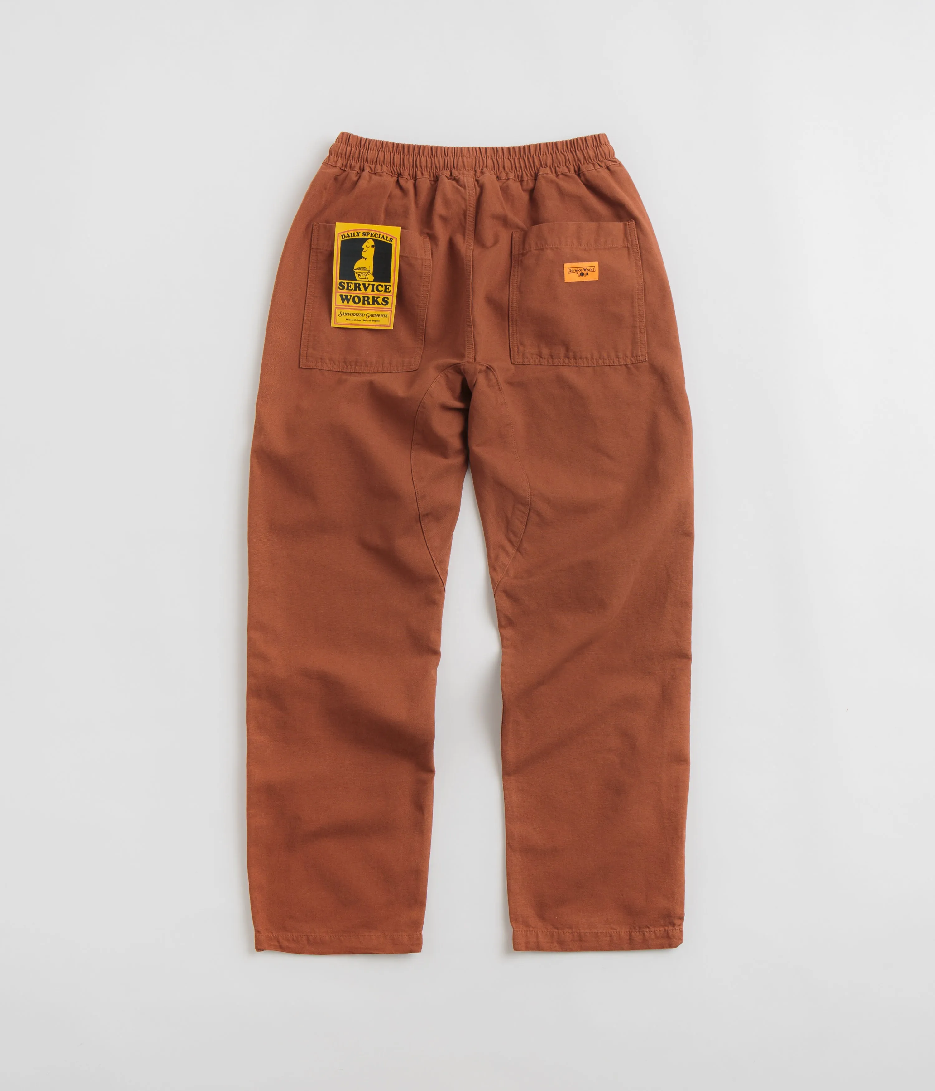 Service Works Classic Chef Pants - Terracotta