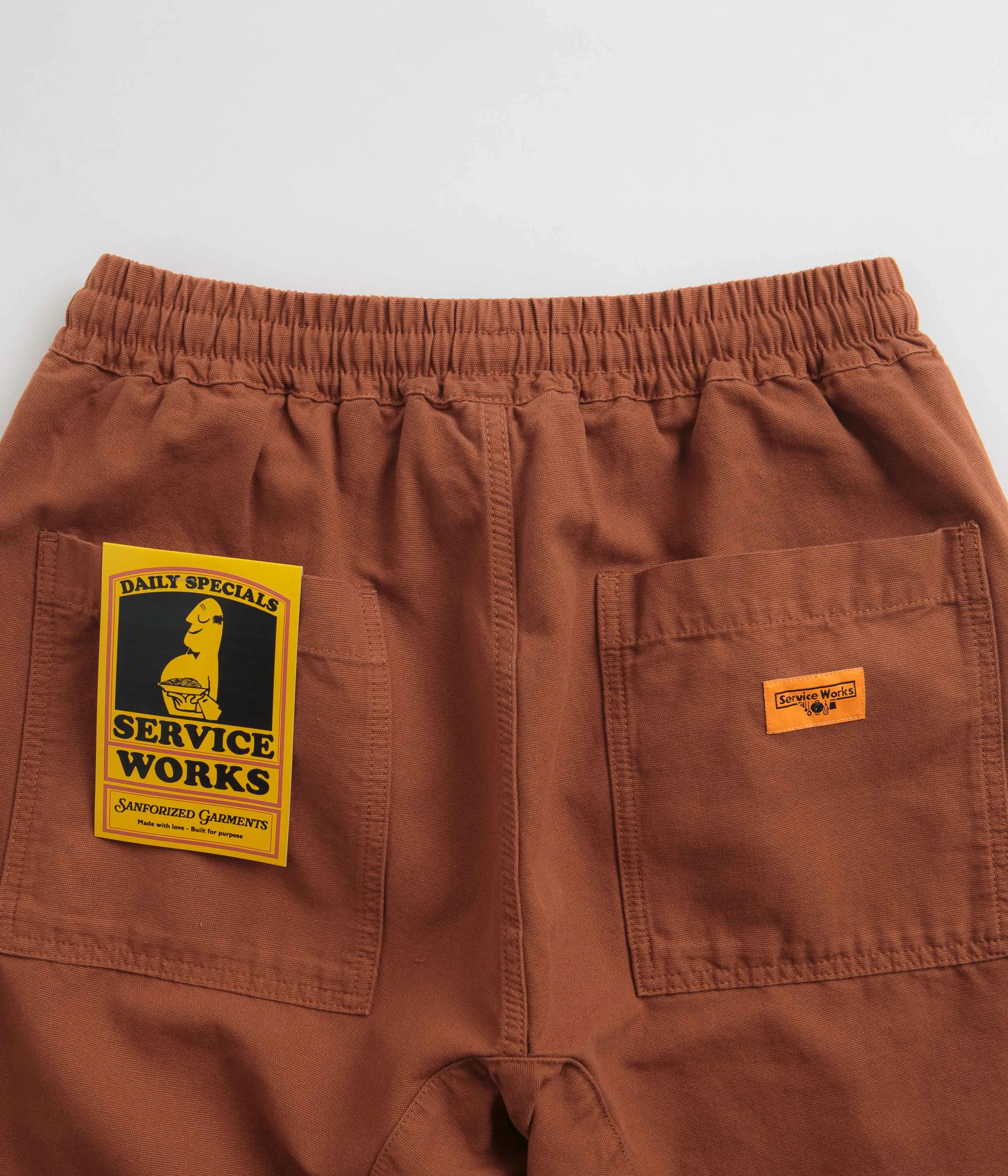 Service Works Classic Chef Pants - Terracotta