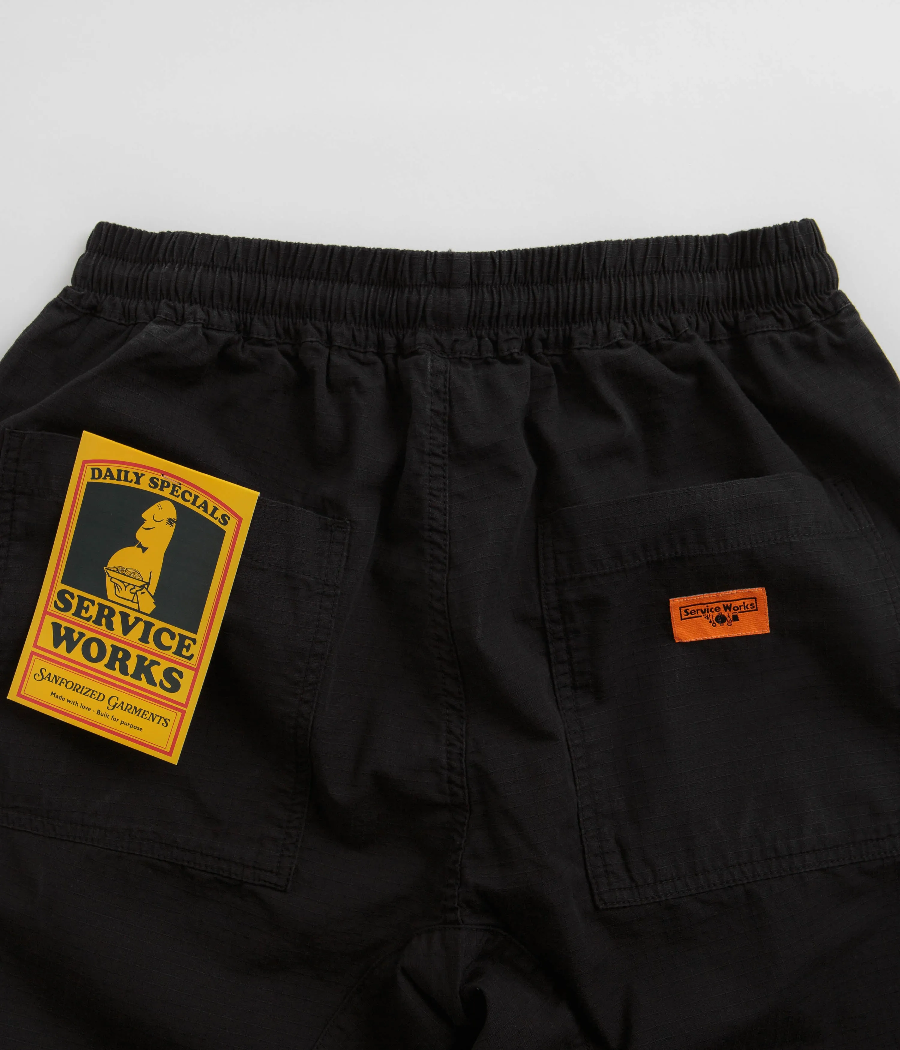 Service Works Ripstop Chef Pants - Black