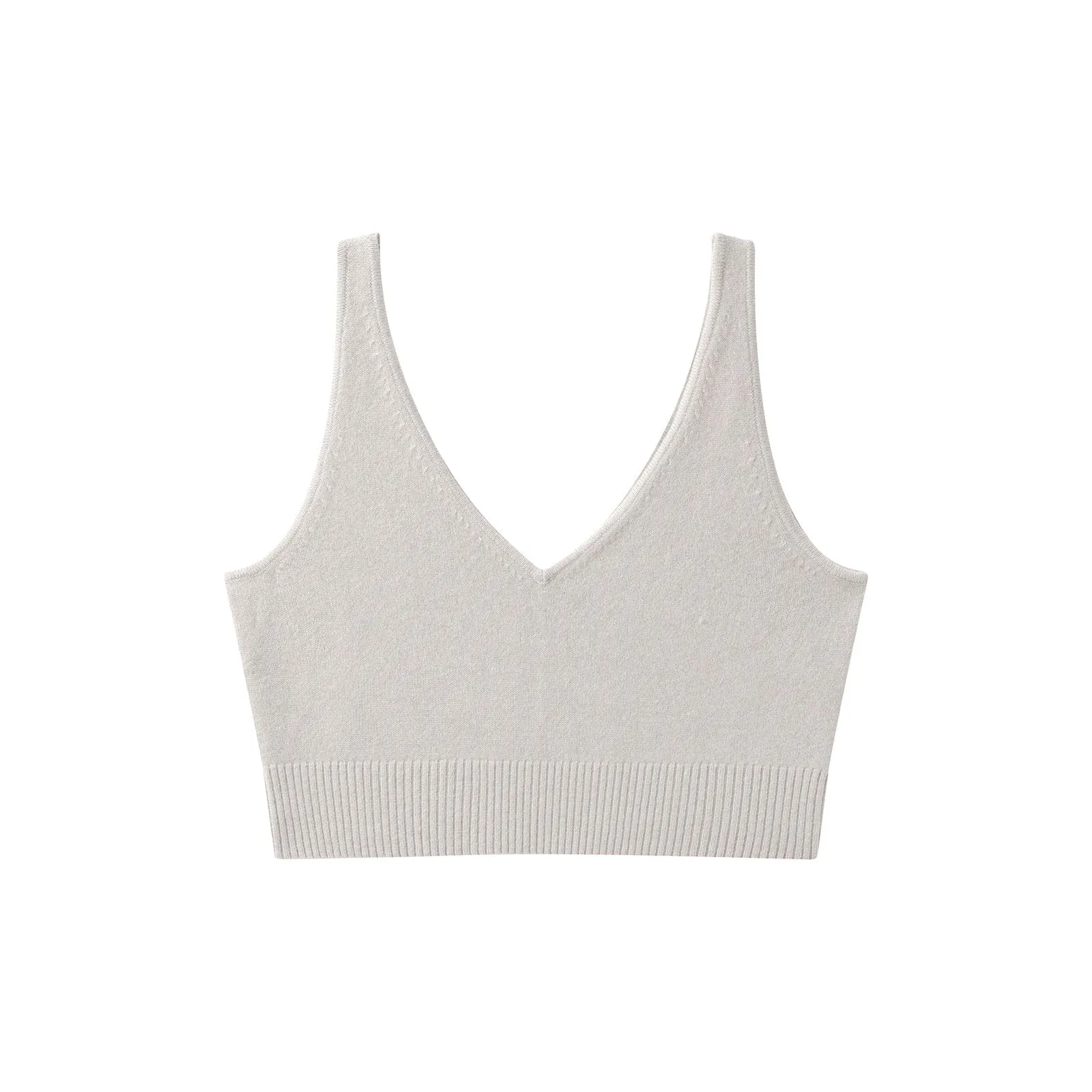 Signature Cashmere Longline Bra Tops