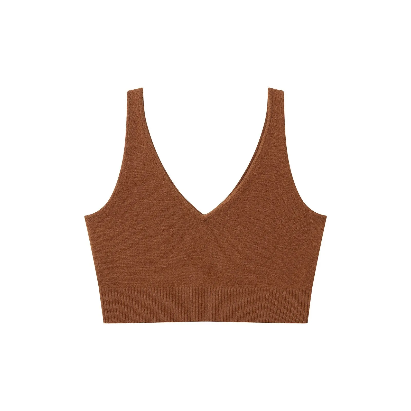 Signature Cashmere Longline Bra Tops