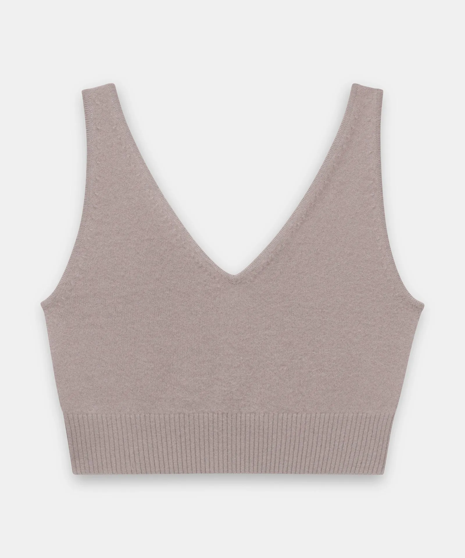 Signature Cashmere Longline Bra Tops