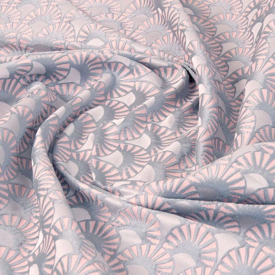 Silver Geometric Jacquard 2779