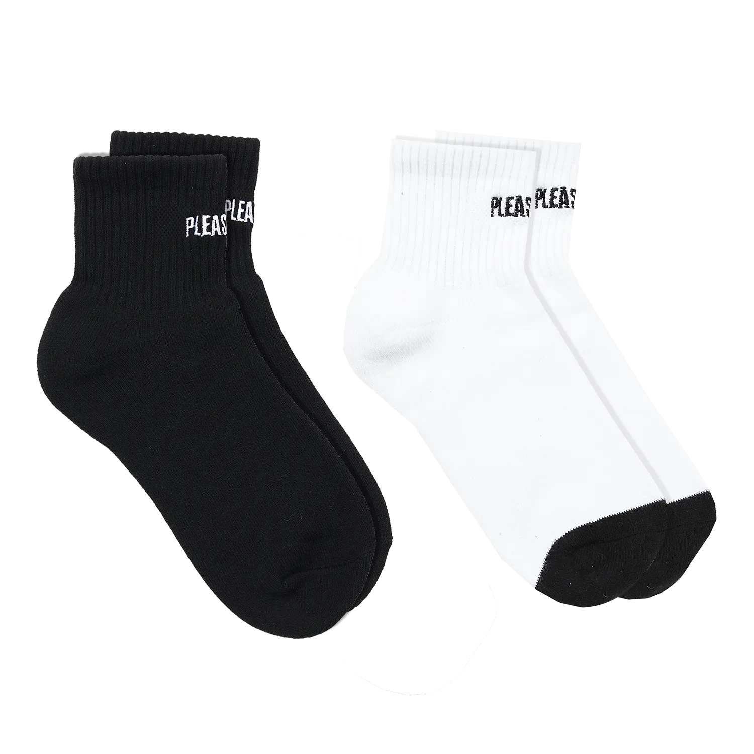 SOCKS - 2 PACK (BLACK   WHITE)