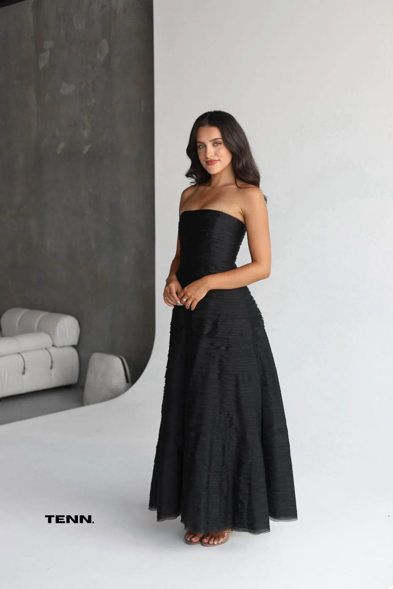 Soundscape Maxi Dress - Black