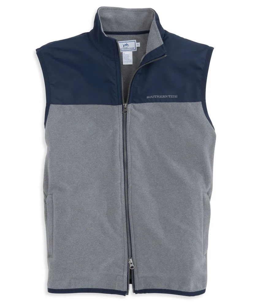 Southern Tide - Navigational Heathered Fleece Vest