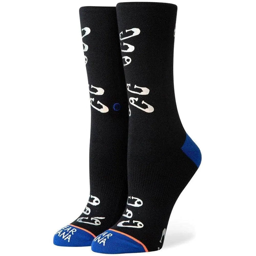 Stance Womens Safety Pinned Socks - Black