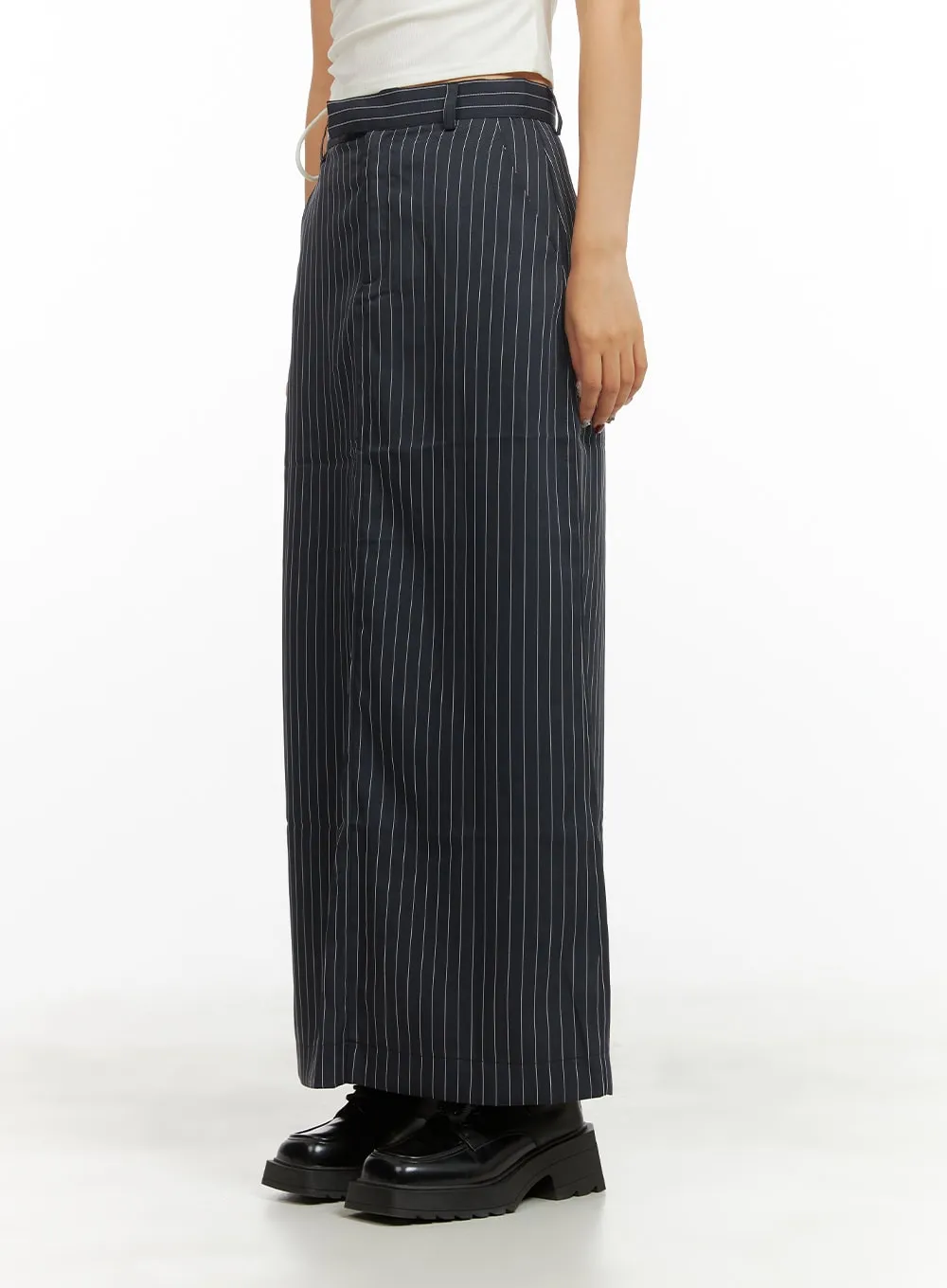 Stripe Maxi Skirt CY423