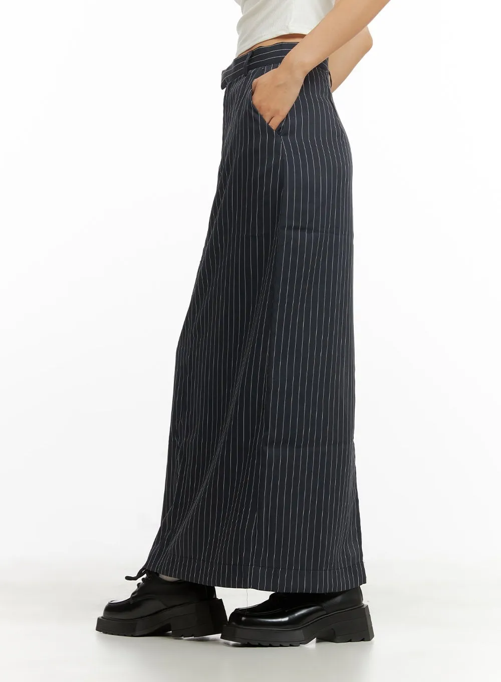 Stripe Maxi Skirt CY423