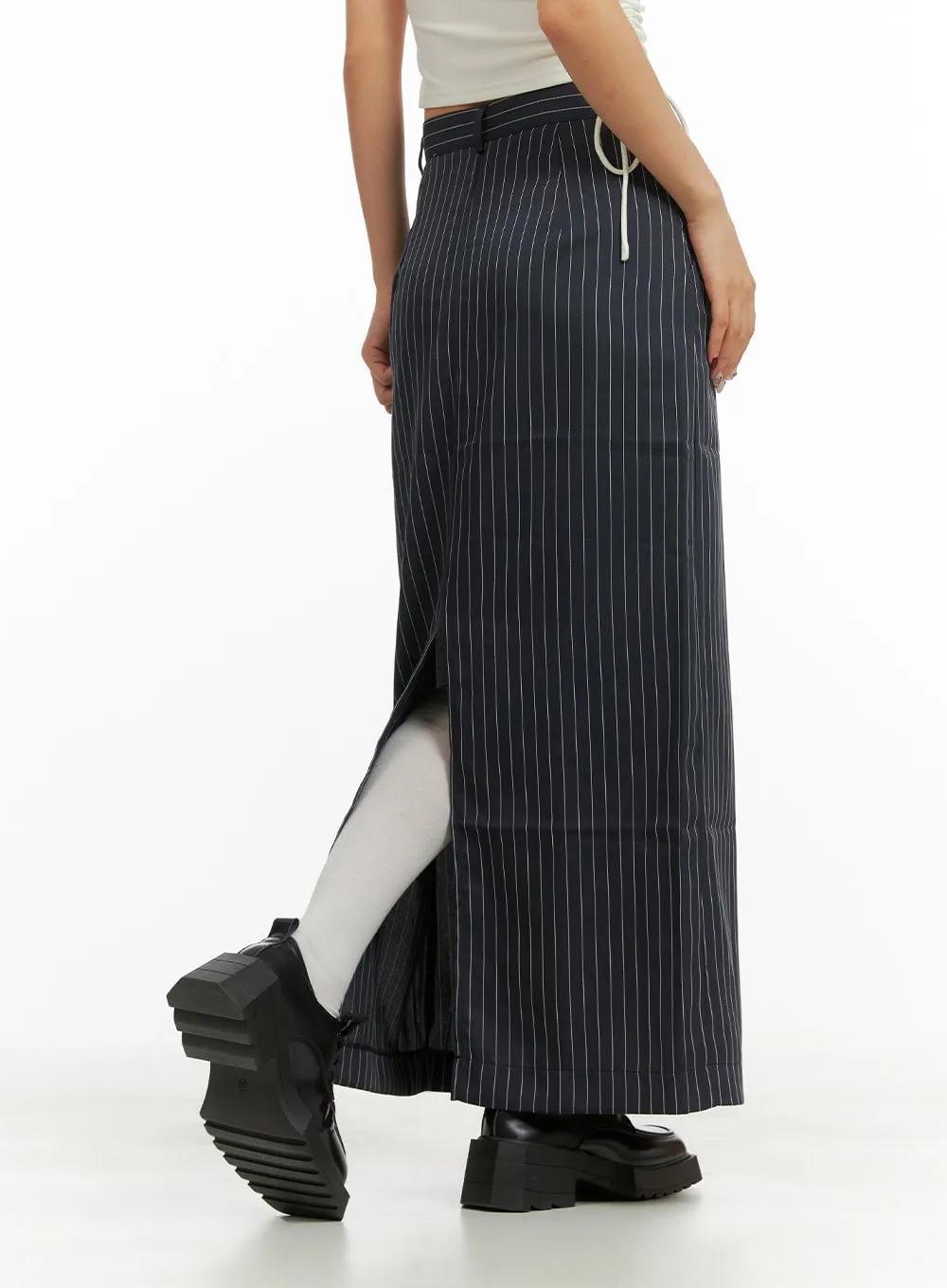 Stripe Maxi Skirt CY423