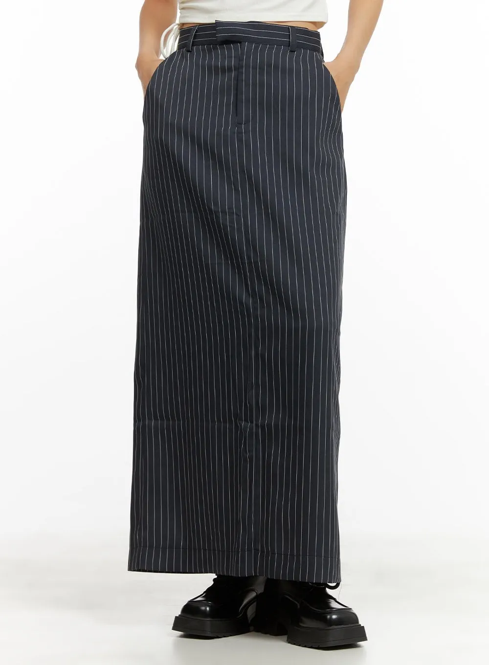 Stripe Maxi Skirt CY423