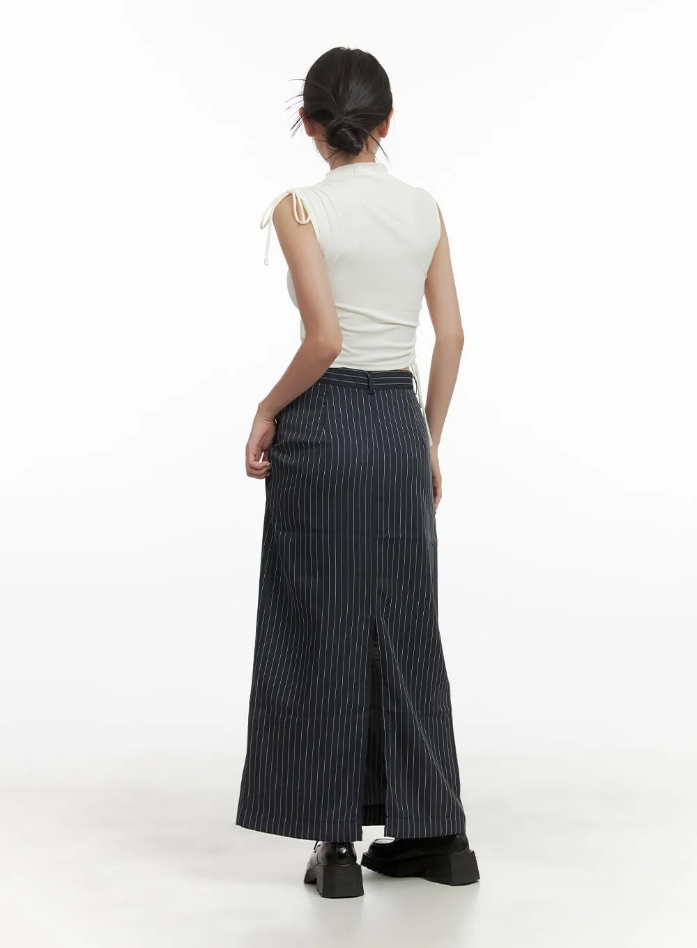 Stripe Maxi Skirt CY423