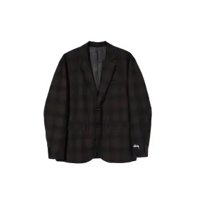 STUSSY SHADOW PLAID SPORT COAT