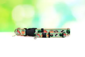 Sushi Collar, Food Dog Collar, Fish cat Collar, Ocean Dog Collar, Anime dog collar, Sushi Cat collar, Cute puppy kitten collar