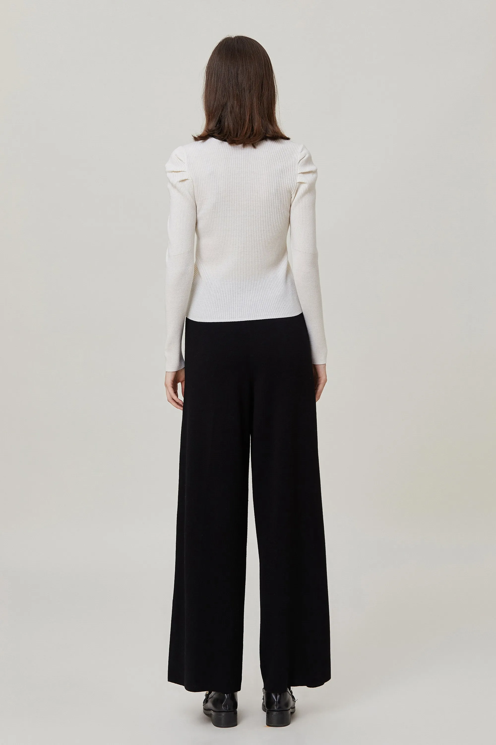 Sylphide | Sian Black Wool Blend Pants