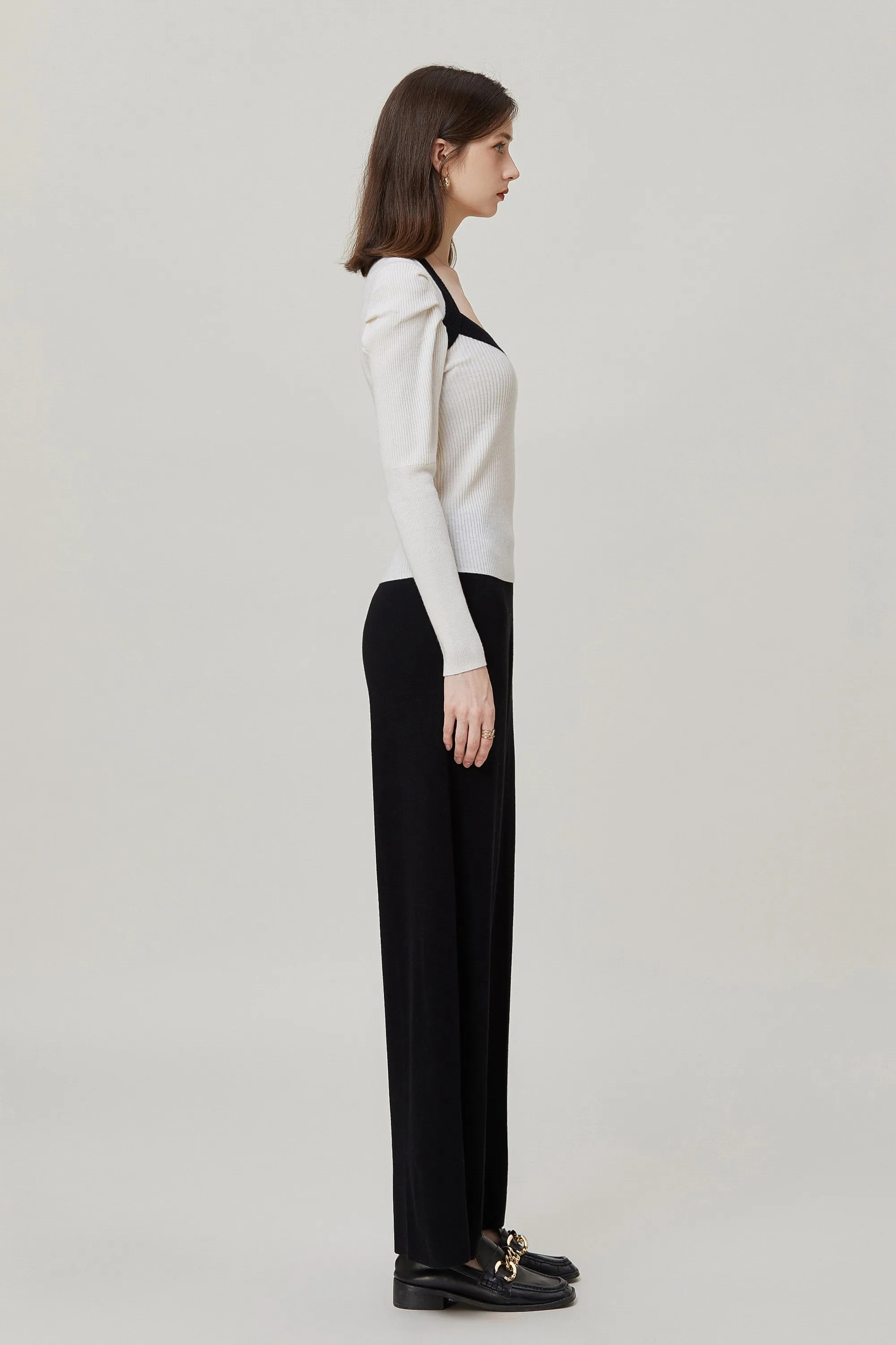 Sylphide | Sian Black Wool Blend Pants