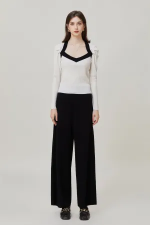 Sylphide | Sian Black Wool Blend Pants