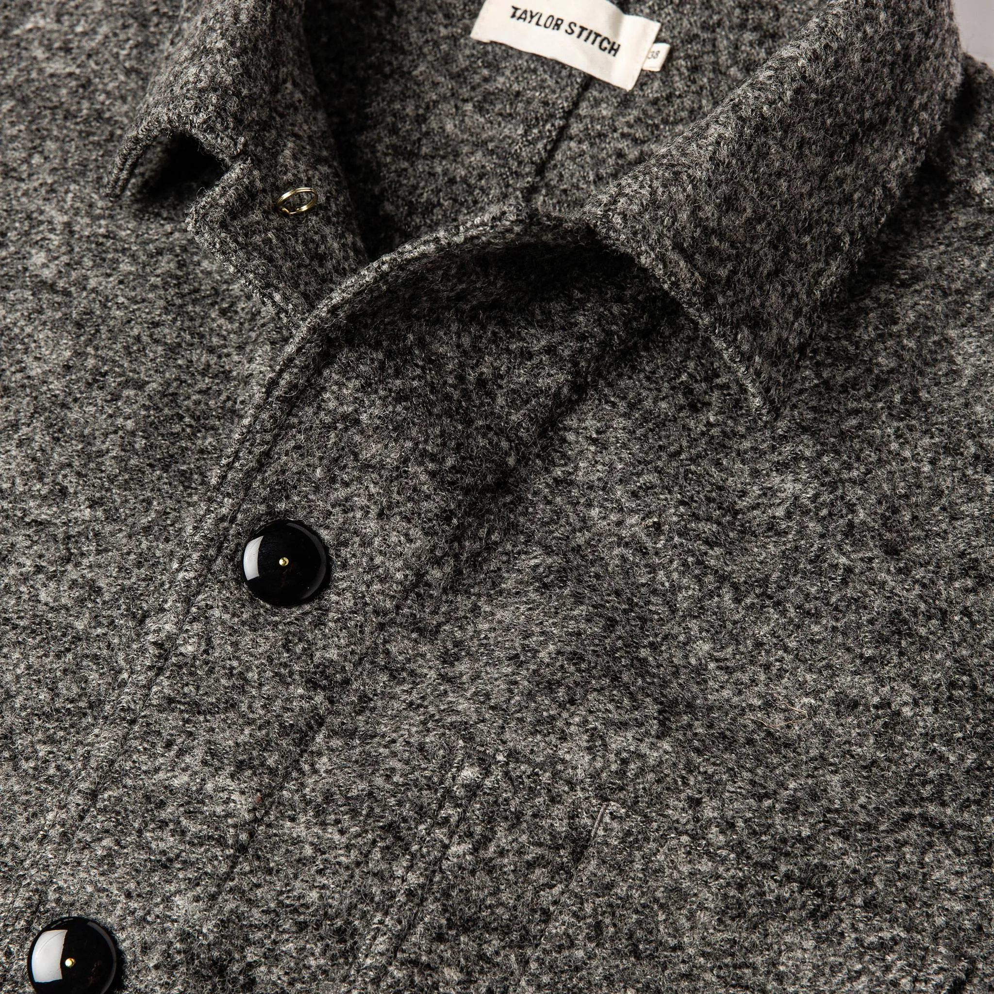 The Ojai Jacket in Charcoal Wool