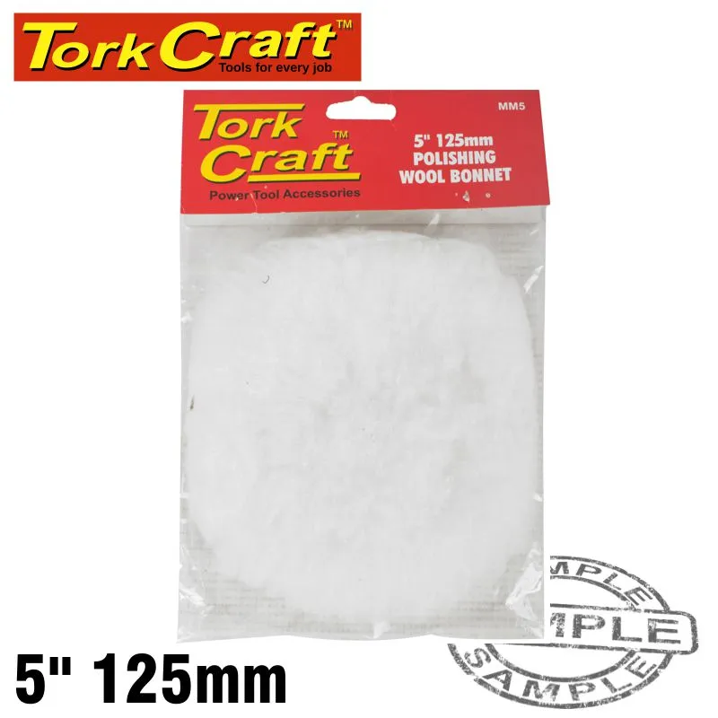 TORK CRAFT 5' 125MM POLISHING BONNET WOOL MM5