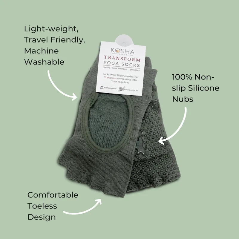 Transform Yoga Socks & Gloves