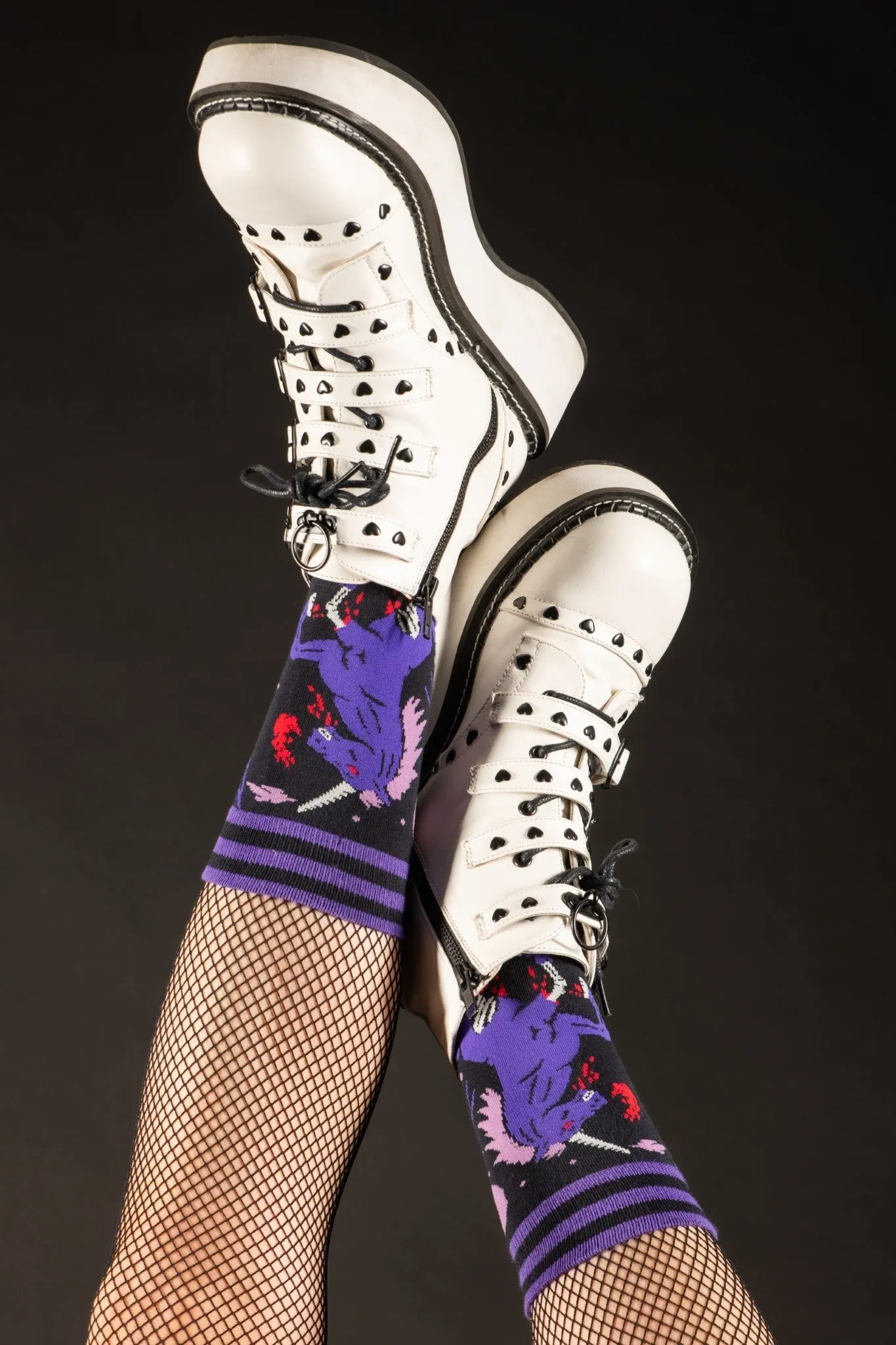 Unisex Evil AF Unicorn Socks