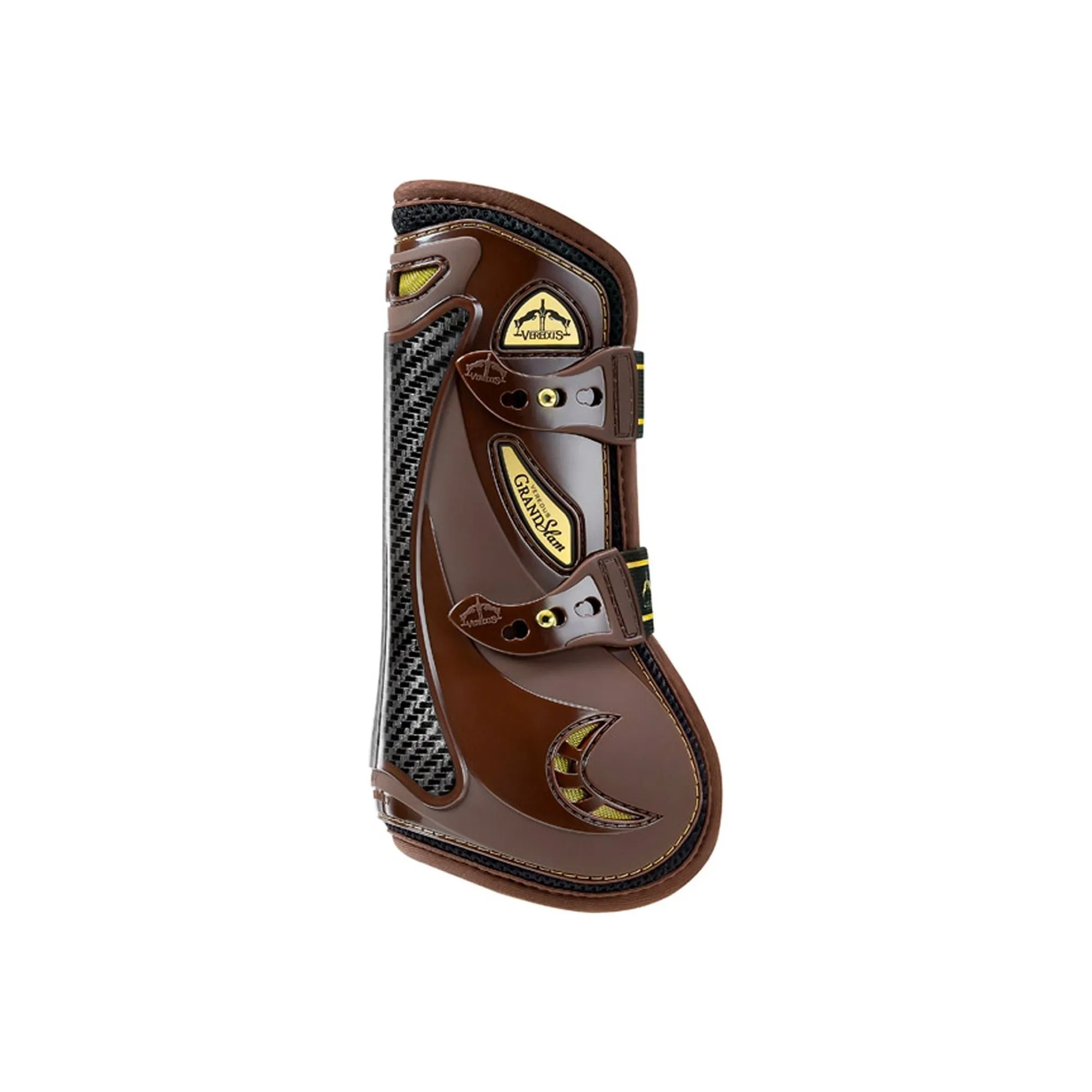 Veredus Grand Slam Carbon Gel Tendon Boots Horse - Front Leg - Brown