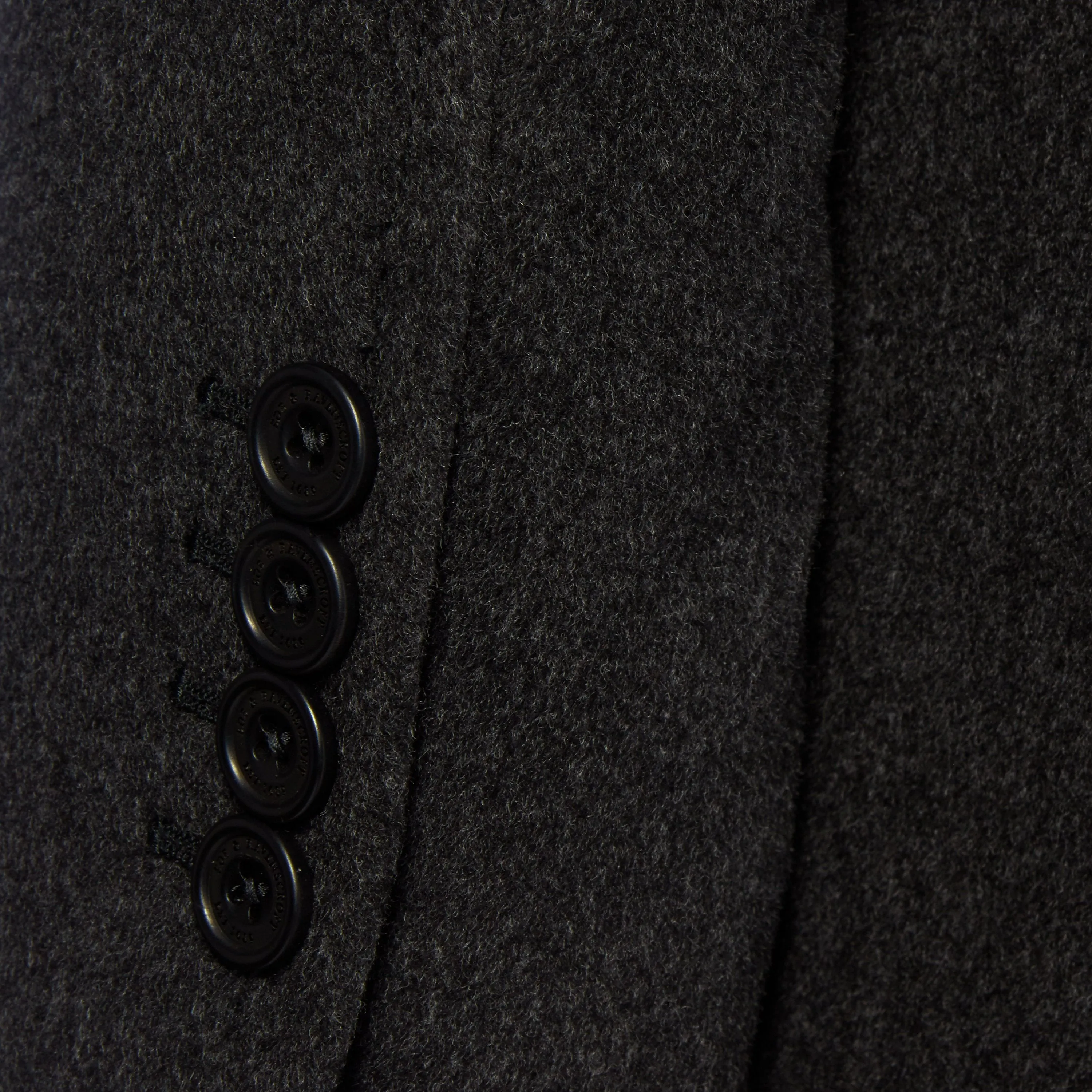 Warrington Charcoal Wool Cashmere Coat