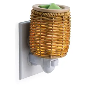 Wicker Lantern Pluggable Fragrance Warmer PIWLN