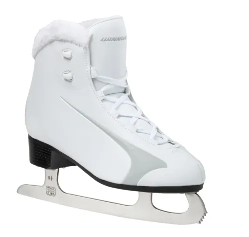 Winnwell SK2003 Figure Skates with Fur Collar