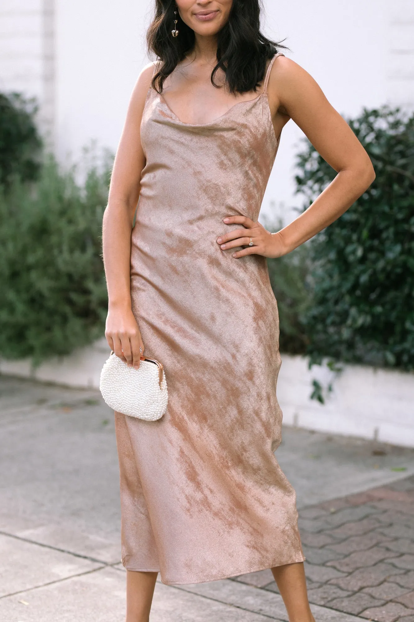 Winona Shimmery Slip Dress