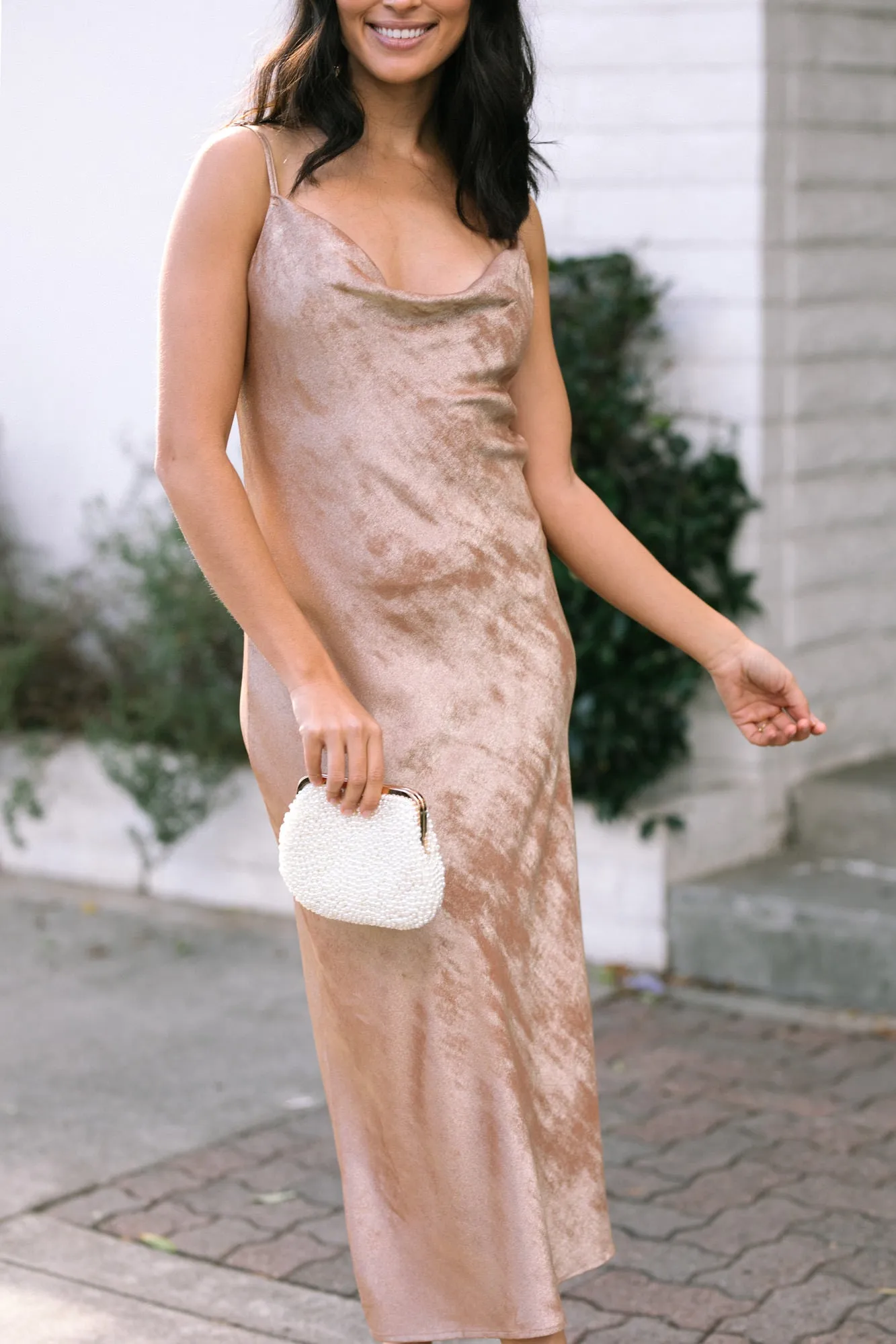 Winona Shimmery Slip Dress