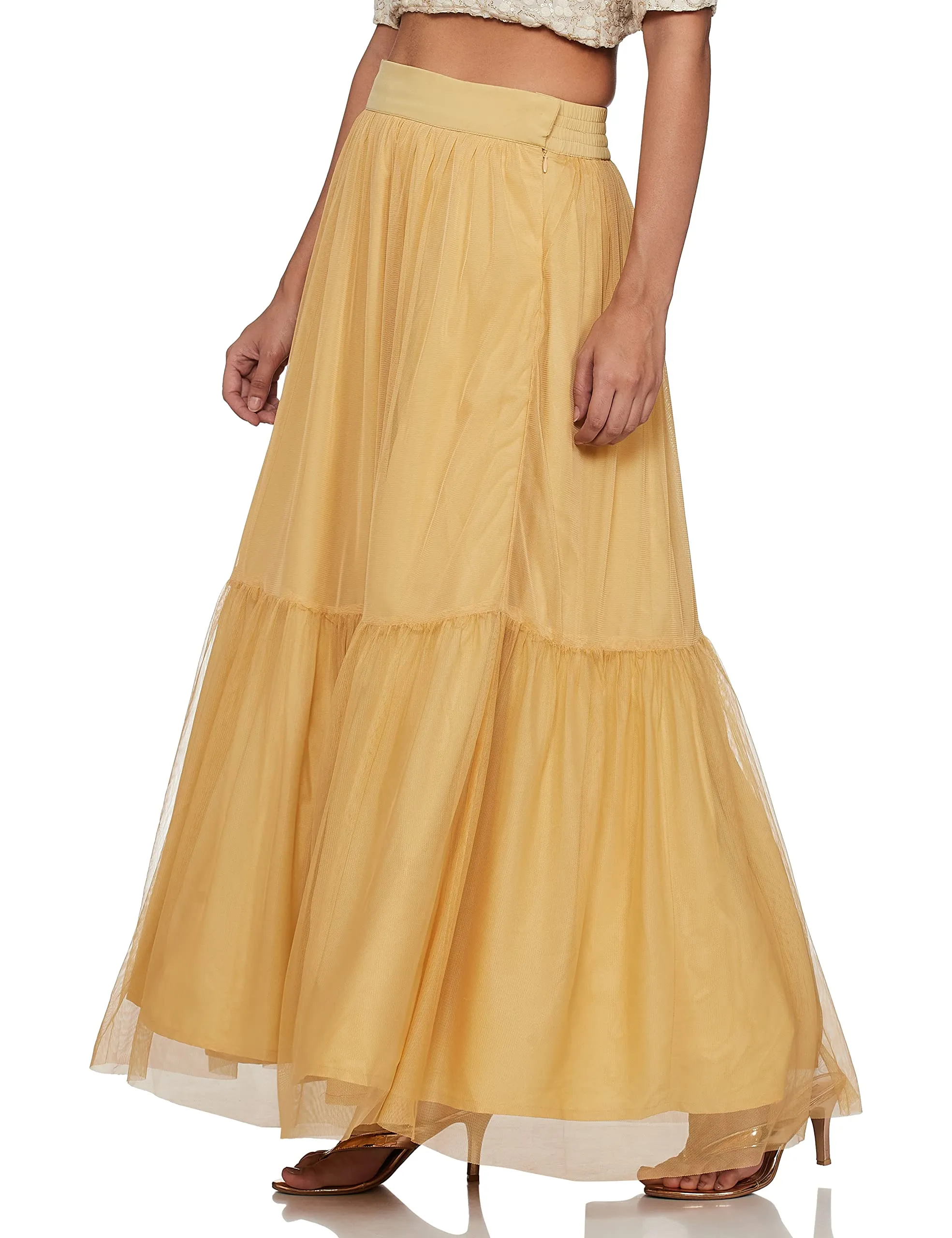 Wishful net Full Skirt Gold