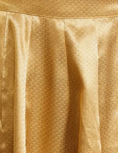 Wishful Synthetic Full Skirt Gold