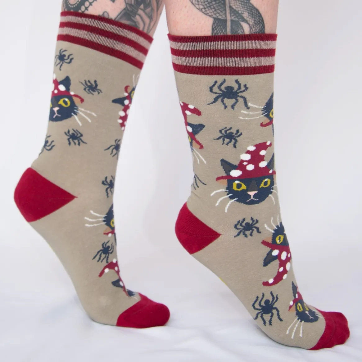 Witchy Whiskers Socks