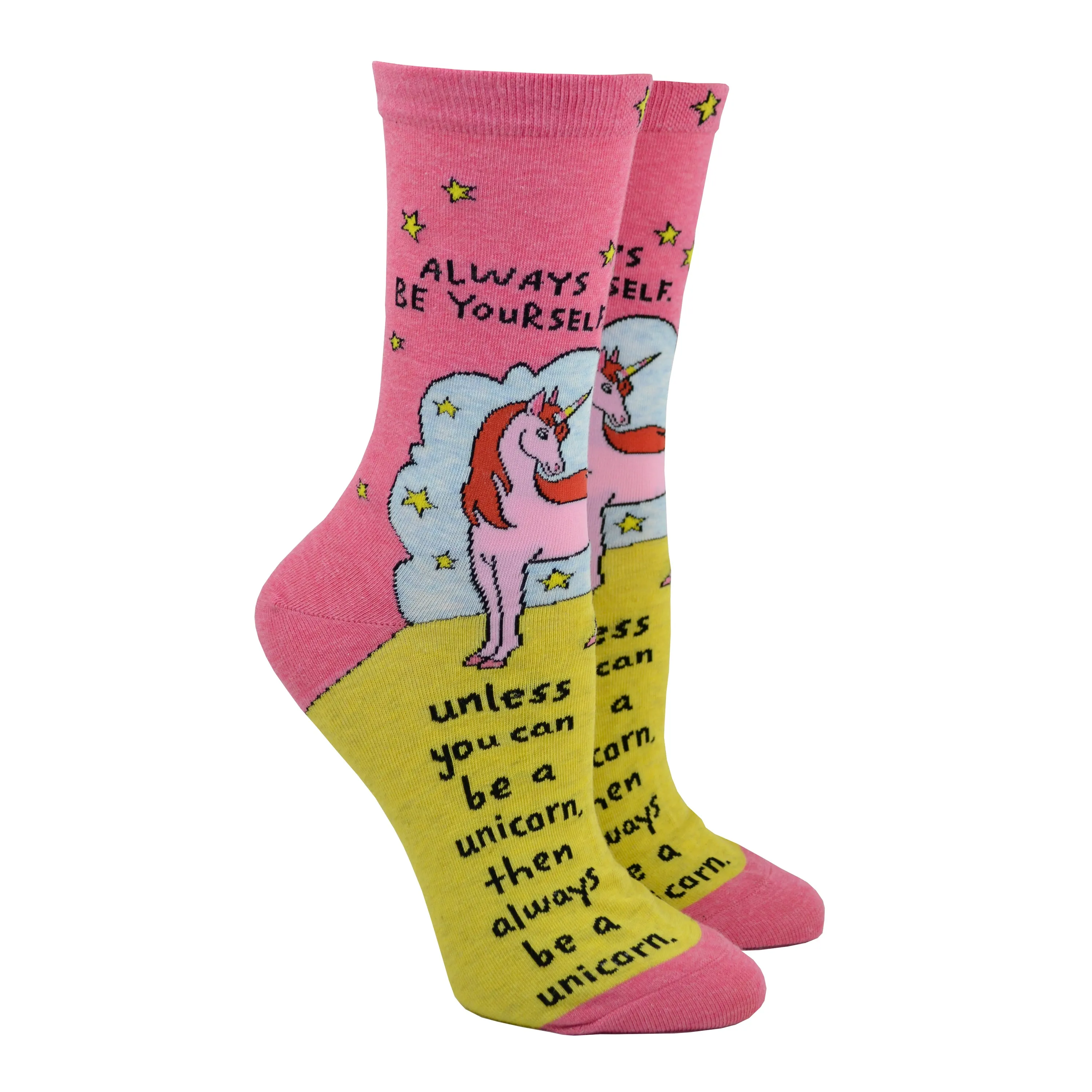 Women's Always Be Yourself Unicorn Socks