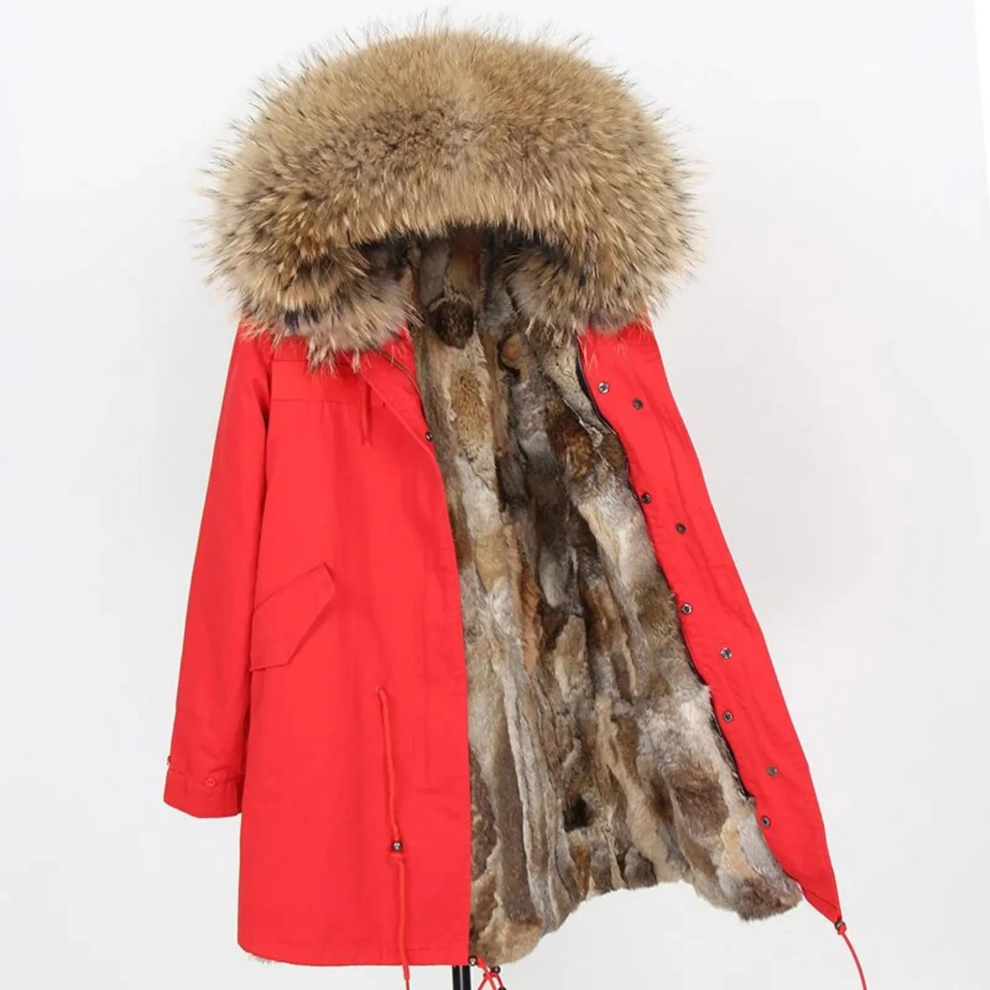 Women's Luxury Real Fur Waterproof Parka "Beta Style"