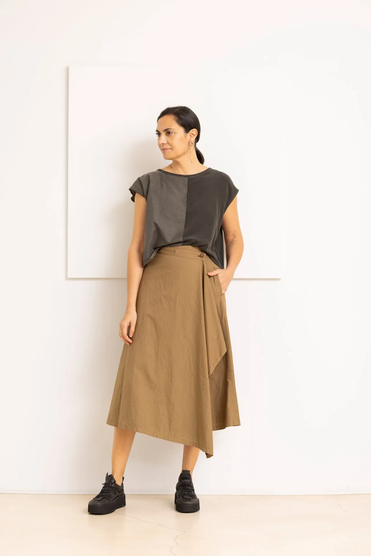 YAMAMOTO Y'S SKIRT BEIGE