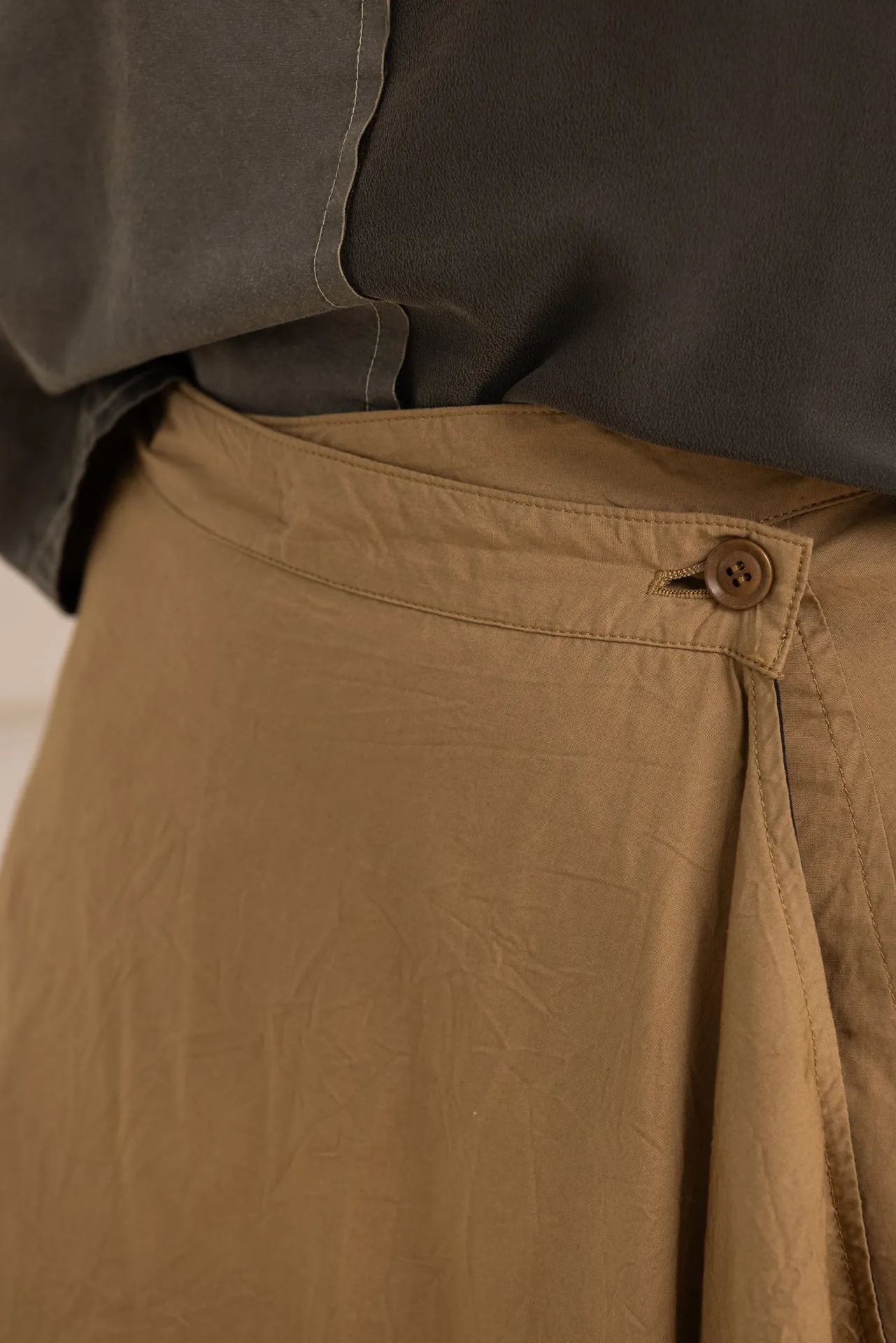 YAMAMOTO Y'S SKIRT BEIGE