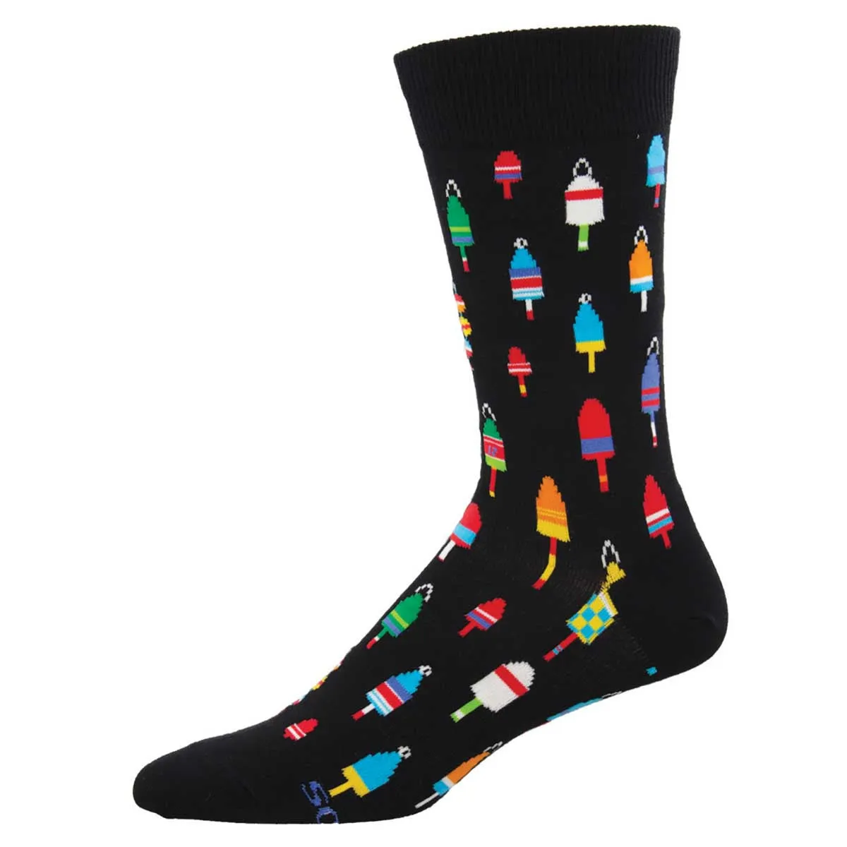 Yeah Buoy! (Black) Men's Crew Socks